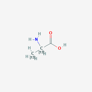 B1602430 DL-Alanine-2,3-13C2 CAS No. 70753-82-1