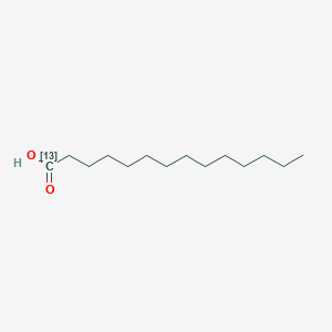 B1602432 Tetradecanoic acid-1-13C CAS No. 57677-52-8