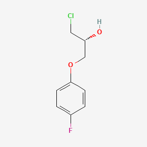 molecular formula C9H10ClFO2 B1602434 (R)-(+)-1-氯-3-(4-氟苯氧基)-2-丙醇 CAS No. 307532-04-3