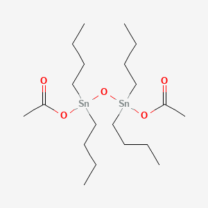 molecular formula C20H42O5Sn2 B1602451 1,3-二乙酰氧基-1,1,3,3-四丁基二锡氧烷 CAS No. 5967-09-9