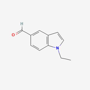 molecular formula C11H11NO B1602461 1-乙基-1H-吲哚-5-甲醛 CAS No. 944893-74-7