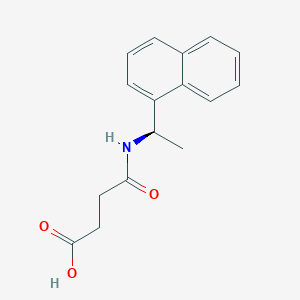 molecular formula C16H17NO3 B1602486 (R)-(+)-N-[1-(1-萘基)乙基]琥珀酰胺酸 CAS No. 78681-09-1
