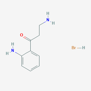 molecular formula C9H13BrN2O B1602503 犬尿胺二氢溴酸盐 CAS No. 304-47-2