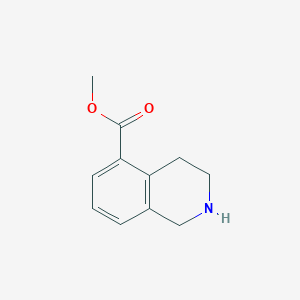molecular formula C11H13NO2 B1602510 1,2,3,4-四氢异喹啉-5-甲酸甲酯 CAS No. 939758-79-9
