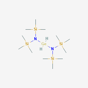 molecular formula C12H38GeN2Si4 B1602518 双[双(三甲基硅基)氨基]锗烷 CAS No. 55290-25-0