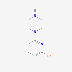 molecular formula C9H12BrN3 B1602522 1-(6-Bromopyridin-2-yl)piperazine CAS No. 219635-91-3