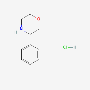 molecular formula C11H16ClNO B1602535 3-(4-甲基苯基)吗啉盐酸盐 CAS No. 1170445-80-3