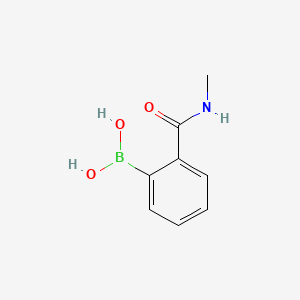molecular formula C8H10BNO3 B1602539 2-(Methylcarbamoyl)phenylboronic Acid CAS No. 874459-85-5