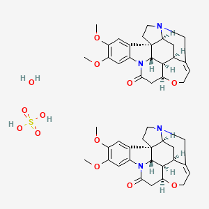 molecular formula C46H56N4O13S B1602548 Brucine sulfate salt hydrate CAS No. 652154-10-4