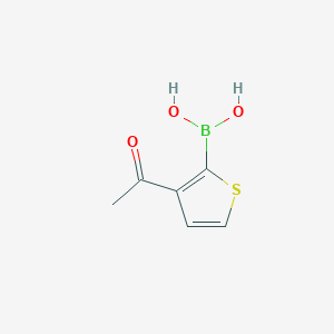 molecular formula C6H7BO3S B1602575 (3-Acetylthiophen-2-yl)boronic acid CAS No. 36155-75-6