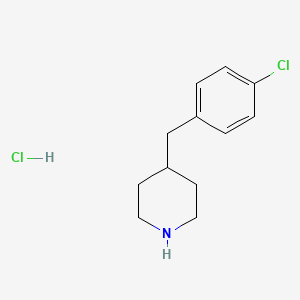 molecular formula C12H17Cl2N B1602578 4-(4-Chlorobenzyl)piperidine hydrochloride CAS No. 36968-94-2