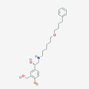 molecular formula C25H37NO4 B160258 (s)-沙美特罗 CAS No. 135271-48-6