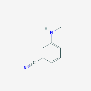 molecular formula C8H8N2 B1602589 3-(Methylamino)benzonitrile CAS No. 64910-52-7