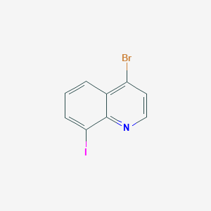 molecular formula C9H5BrIN B1602593 4-溴-8-碘喹啉 CAS No. 608143-12-0