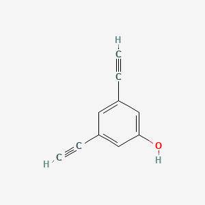 molecular formula C10H6O B1602595 3,5-Diethynylphenol CAS No. 918826-08-1