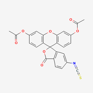 molecular formula C25H15NO7S B1602602 Fluorescein diacetate 6-isothiocyanate CAS No. 890090-49-0