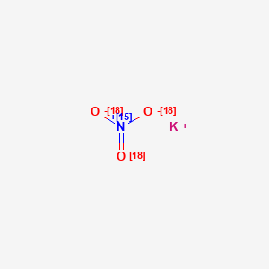 molecular formula KNO3 B1602609 Potassium nitrate-15N,18O3 CAS No. 285978-22-5