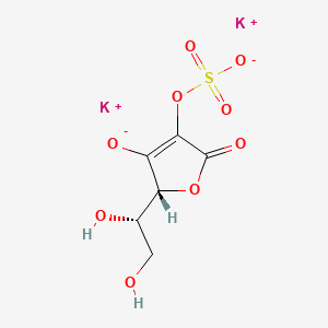 molecular formula C6H6K2O9S B1602617 L-抗坏血酸2-硫酸二钾盐 CAS No. 52174-99-9