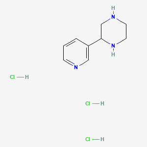 molecular formula C9H16Cl3N3 B1602640 2-(Pyridin-3-yl)piperazine trihydrochloride CAS No. 1171887-03-8