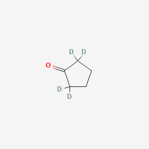 molecular formula C5H8O B1602664 环戊酮-2,2,5,5-d4 CAS No. 3997-89-5