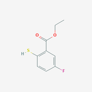 molecular formula C9H9FO2S B1602674 Ethyl 5-fluoro-2-mercaptobenzoate CAS No. 870703-85-8