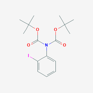 molecular formula C16H22INO4 B1602676 N,N-二叔丁氧羰基-2-碘苯胺 CAS No. 870703-53-0