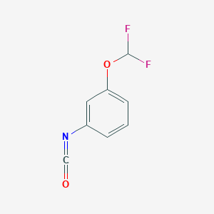 molecular formula C8H5F2NO2 B1602683 1-(二氟甲氧基)-3-异氰酸苯酯 CAS No. 39139-35-0