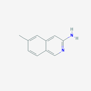 molecular formula C10H10N2 B1602723 6-甲基异喹啉-3-胺 CAS No. 1192814-93-9