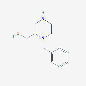 molecular formula C12H18N2O B1602729 (1-Benzylpiperazin-2-yl)methanol CAS No. 476493-27-3