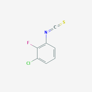 molecular formula C7H3ClFNS B160274 1-Chloro-2-fluoro-3-isothiocyanatobenzene CAS No. 127142-65-8