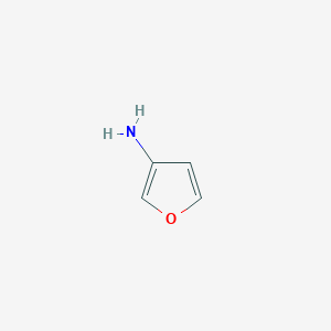molecular formula C4H5NO B1602759 呋喃-3-胺 CAS No. 29212-69-9