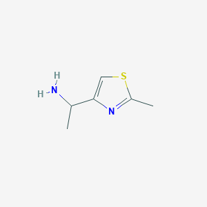 B1602762 1-(2-Methyl-thiazol-4-YL)-ethylamine CAS No. 317830-81-2