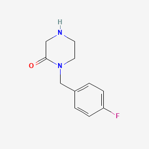 B1602774 1-(4-Fluorobenzyl)piperazin-2-one CAS No. 309915-37-5