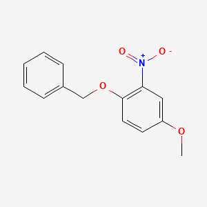 B1602780 4-Methoxy-2-nitro-1-(phenylmethoxy)benzene CAS No. 82780-78-7