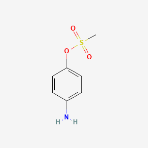 molecular formula C7H9NO3S B1602784 Methanesulfonic acid 4-amino-phenyl ester CAS No. 24690-19-5