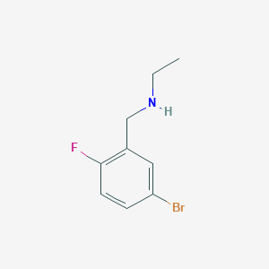 molecular formula C9H11BrFN B1602786 N-(5-溴-2-氟苄)乙胺 CAS No. 1016718-58-3
