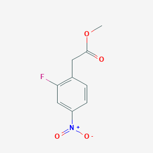 B1602792 Methyl 2-Fluoro-4-nitrophenylacetate CAS No. 337529-74-5