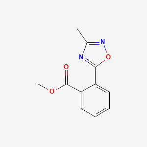 B1602799 Methyl 2-(3-methyl-1,2,4-oxadiazol-5-yl)benzoate CAS No. 898289-14-0