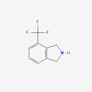 molecular formula C9H8F3N B1602814 4-(三氟甲基)异吲哚啉 CAS No. 1086395-63-2