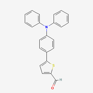 molecular formula C23H17NOS B1602825 5-(4-(二苯氨基)苯基)噻吩-2-甲醛 CAS No. 291279-14-6
