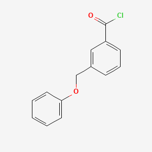 molecular formula C14H11ClO2 B1602828 3-(Phenoxymethyl)benzoyl chloride CAS No. 910037-22-8