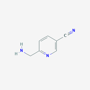 molecular formula C7H7N3 B1602834 6-(Aminomethyl)nicotinonitrile CAS No. 782428-98-2