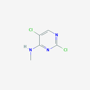 molecular formula C5H5Cl2N3 B1602839 2,5-二氯-N-甲基嘧啶-4-胺 CAS No. 940927-35-5