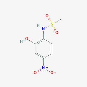 molecular formula C7H8N2O5S B1602846 N-(2-羟基-4-硝基苯基)甲磺酰胺 CAS No. 38880-53-4