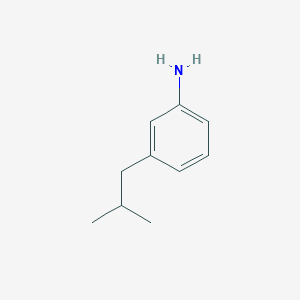 molecular formula C10H15N B1602854 3-Isobutylaniline CAS No. 131826-11-4