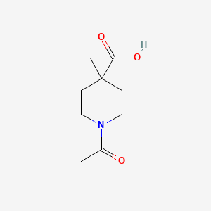 molecular formula C9H15NO3 B1602855 1-乙酰-4-甲基哌啶-4-羧酸 CAS No. 225240-67-5