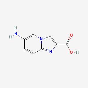 molecular formula C8H7N3O2 B1602857 6-Aminoimidazo[1,2-a]pyridine-2-carboxylic acid CAS No. 886363-86-6