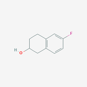 molecular formula C10H11FO B1602859 6-Fluoro-1,2,3,4-tetrahydronaphthalen-2-ol CAS No. 85072-31-7