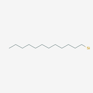 molecular formula C12H25Si B1602861 Silane, dodecyl- CAS No. 872-19-5