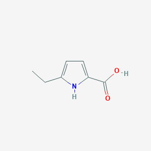 molecular formula C7H9NO2 B1602872 5-ethyl-1H-pyrrole-2-carboxylic acid CAS No. 630128-54-0